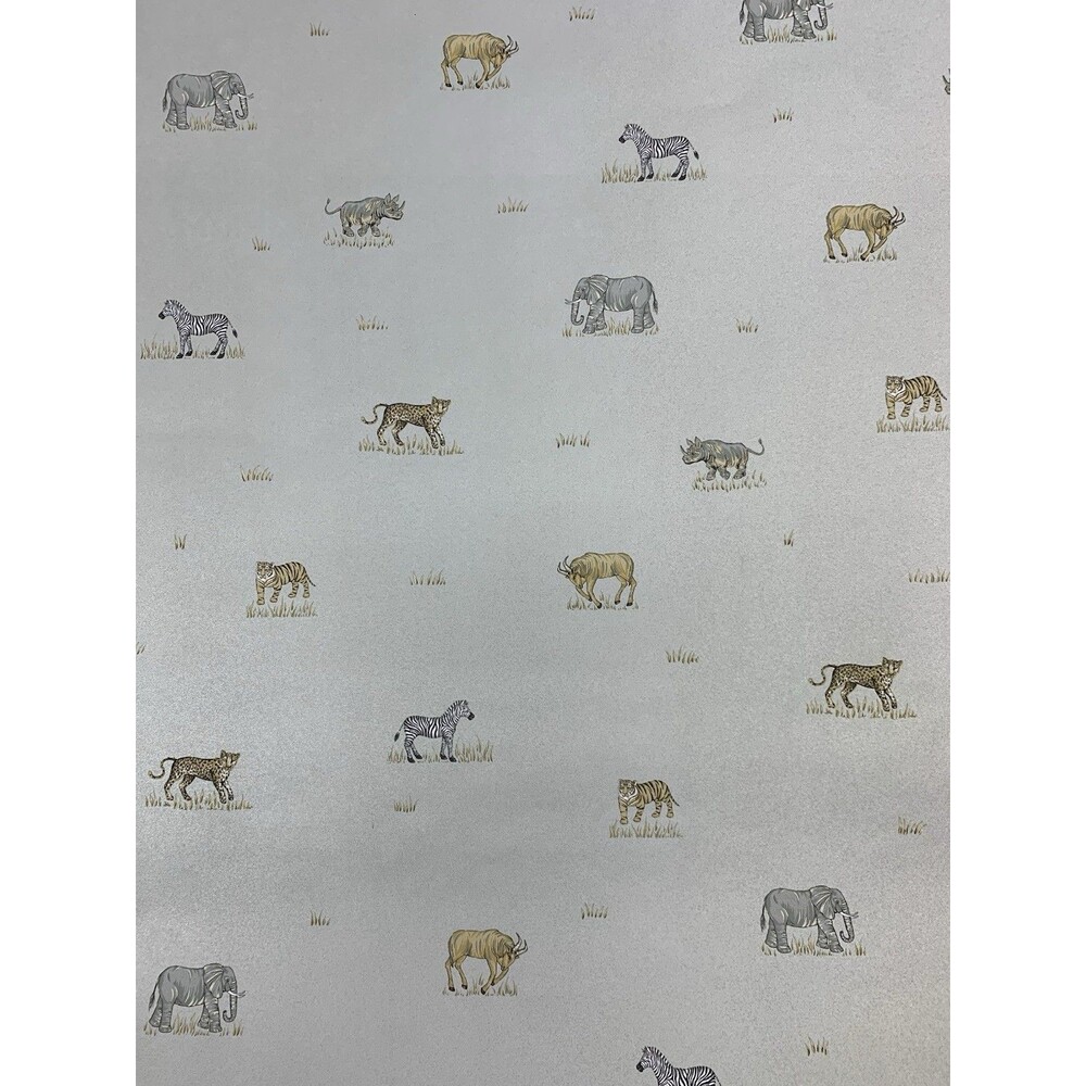 African Animals Wallpaper The Warner Co. STR1690, 20.5 X 11yds